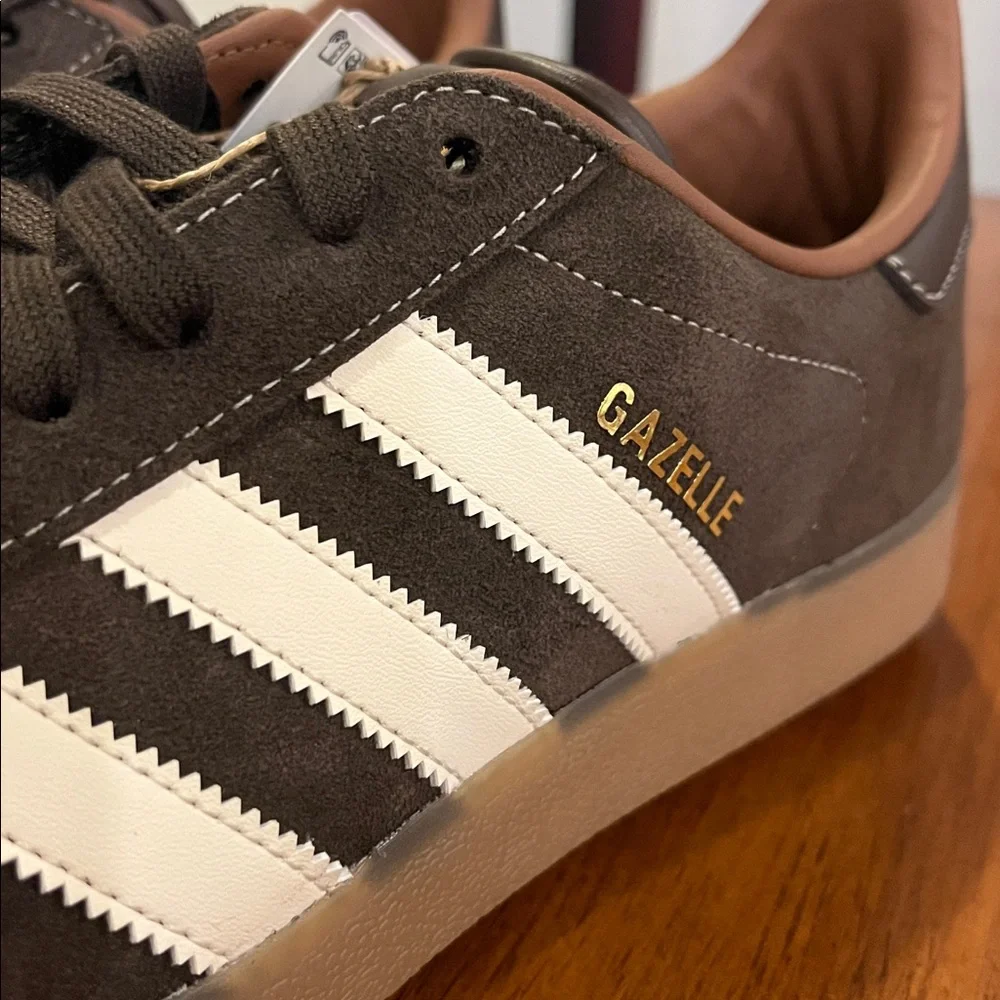 Adidas Gazelle Soft Spike Golf Shoes Sneakers Cleats new brown Mens Sizes